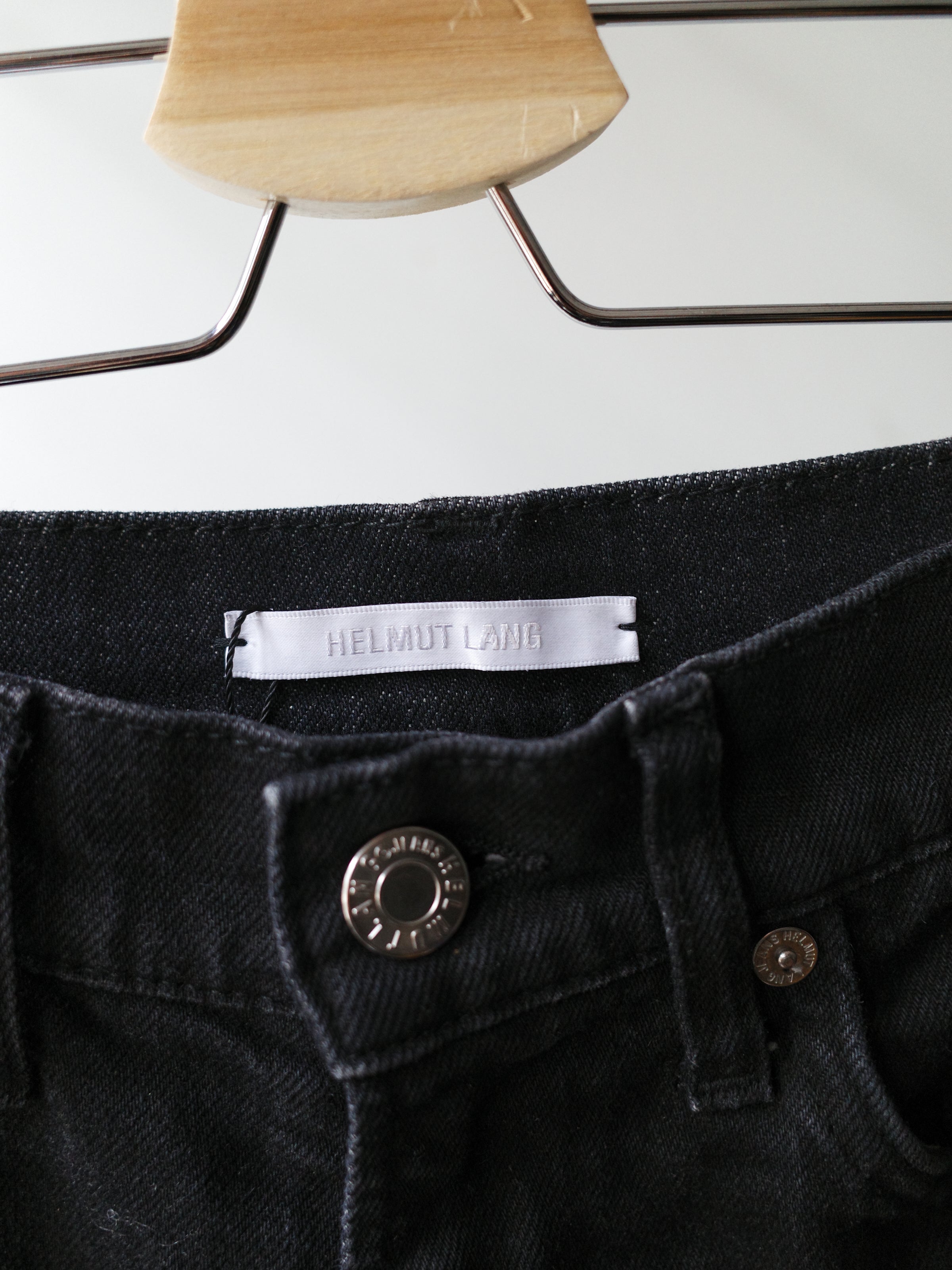 Helmut Lang Flared Stretch Denim Jeans