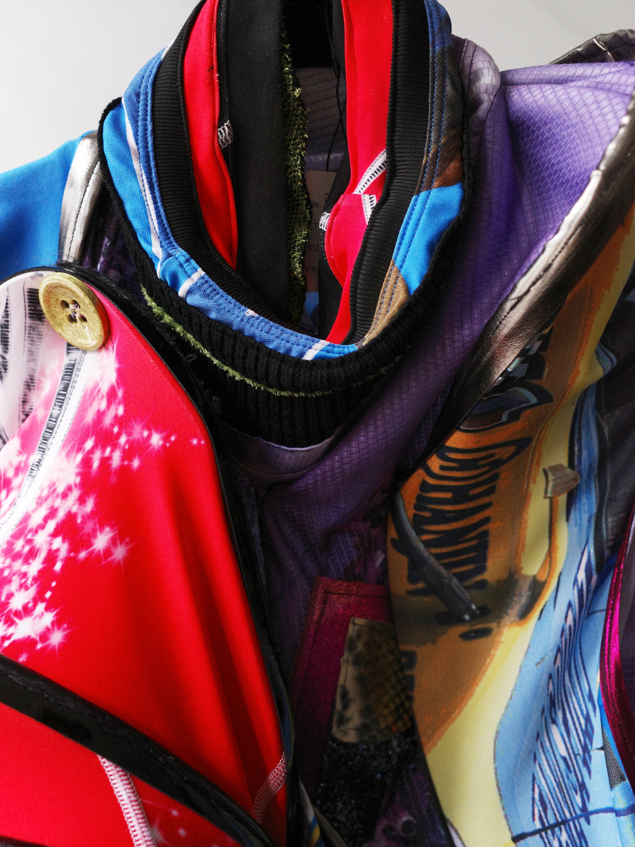 YAONOVA Orbital Spiral Dress in Upcycled Graphic Jerseys