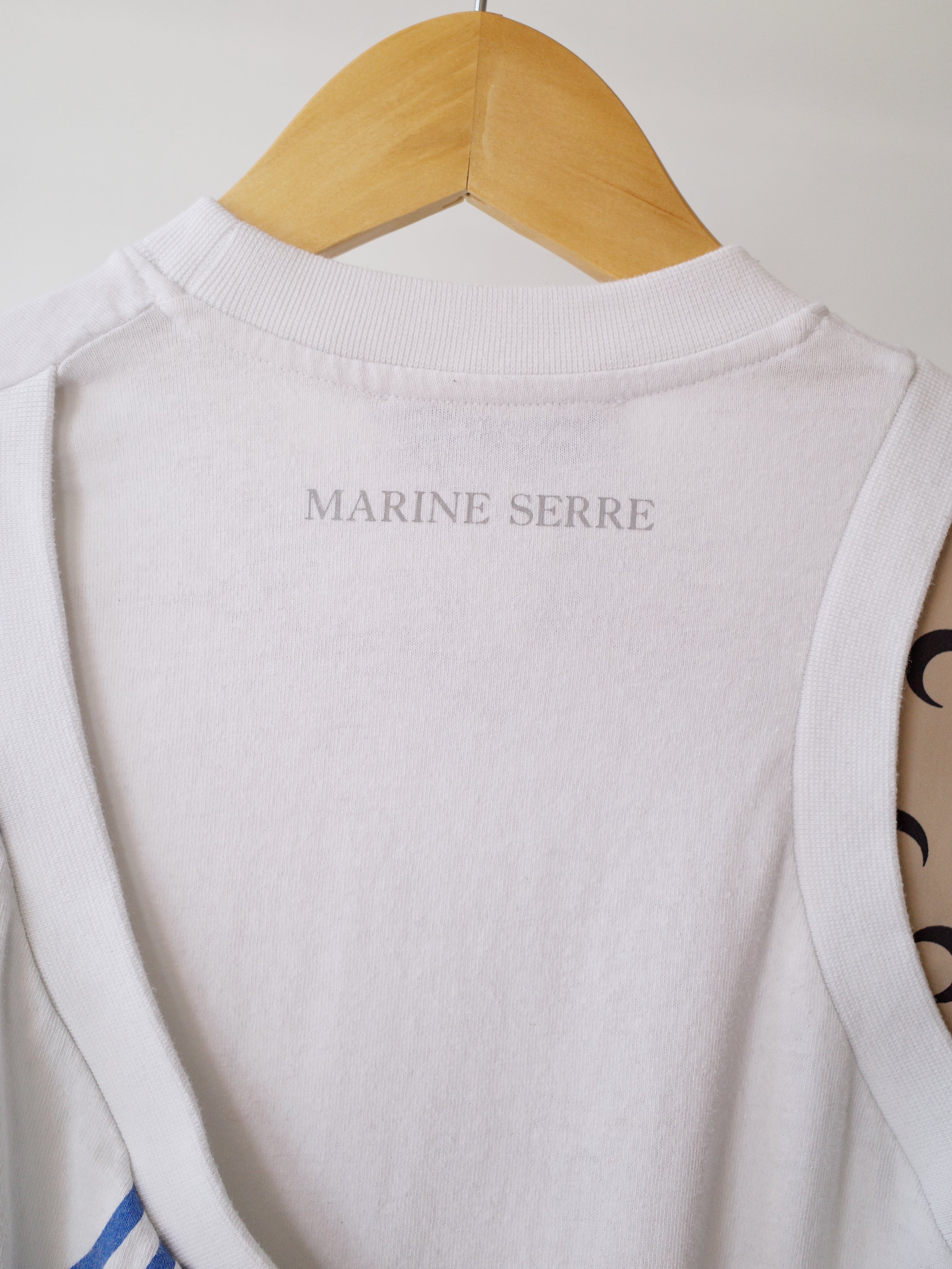 Marine Serre Regenerated Graphic Long Sleeve Dress