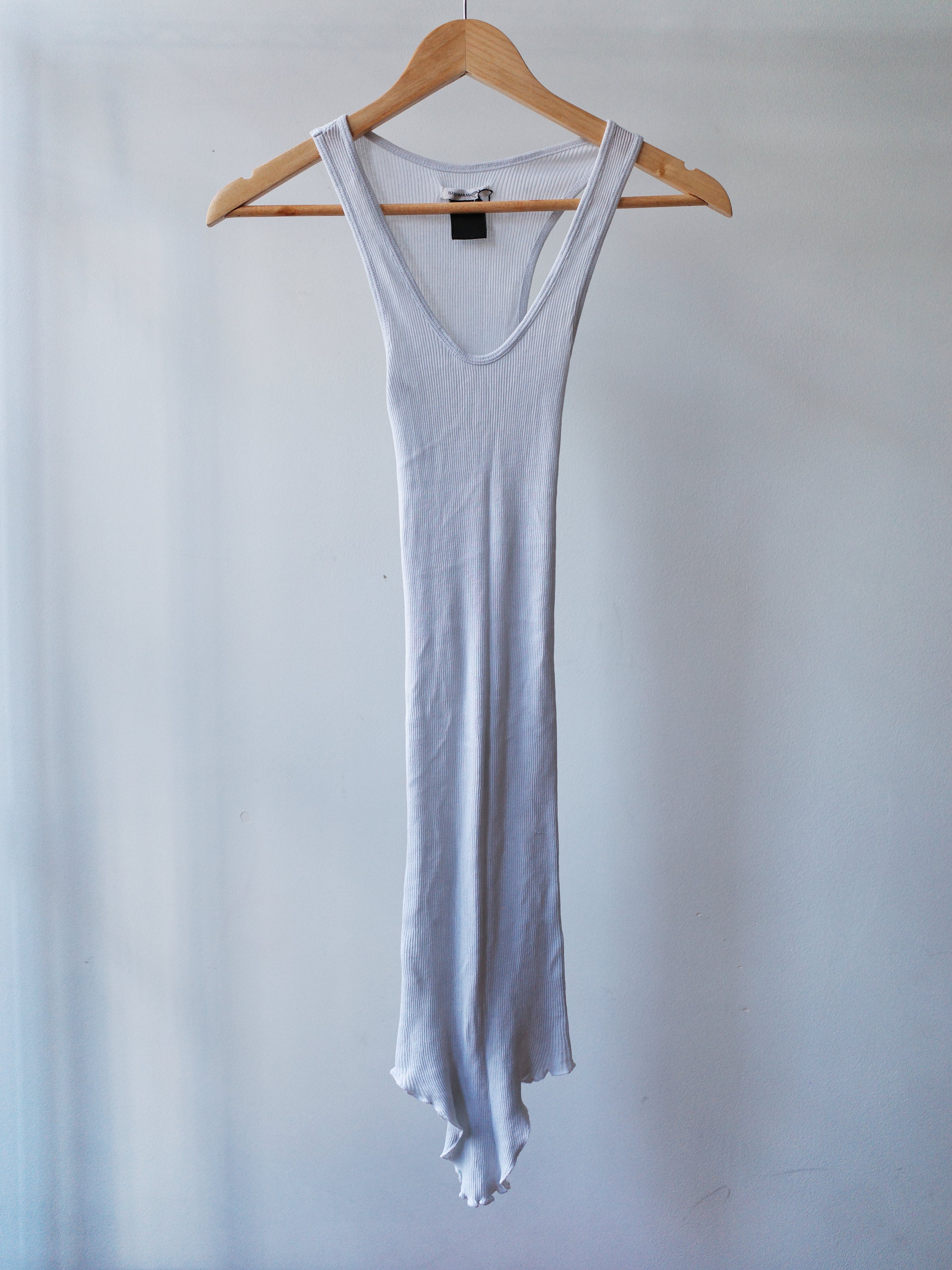 Isabel Marant Ribbed Sculptural Hem Tank Top