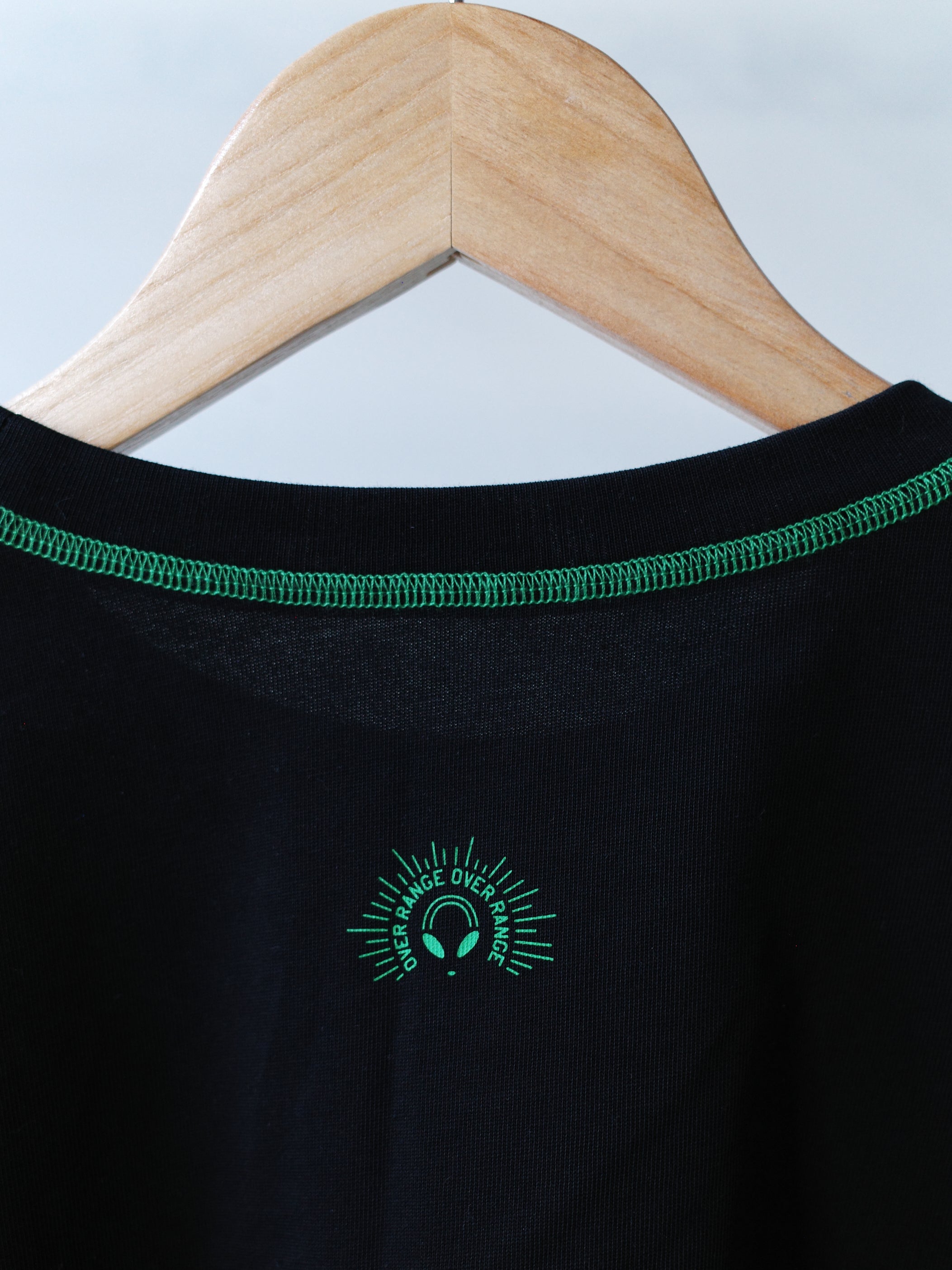 OVER RANGE Green Alien Rope T-shirt