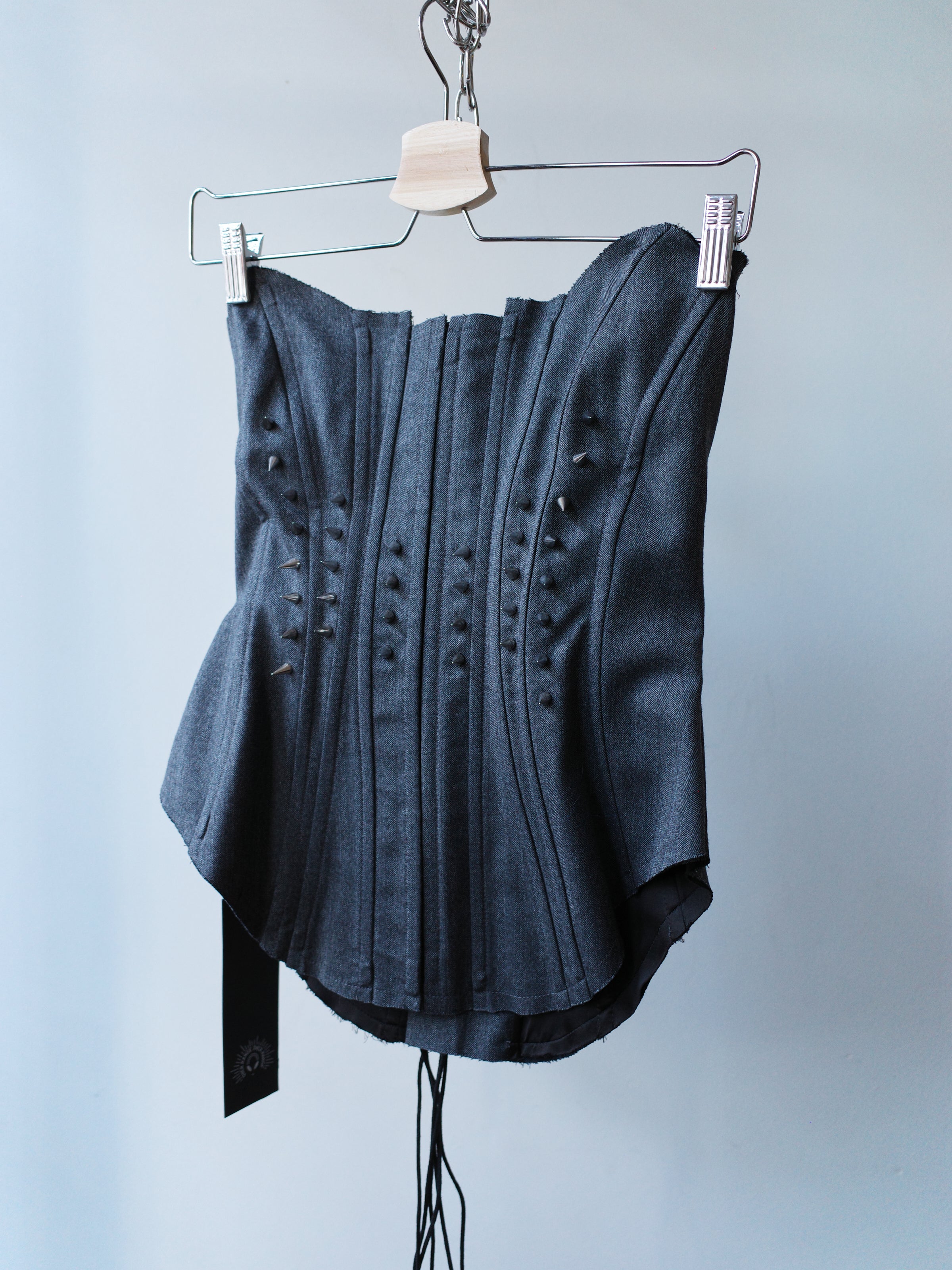 OVER RANGE Studded Boned Corset