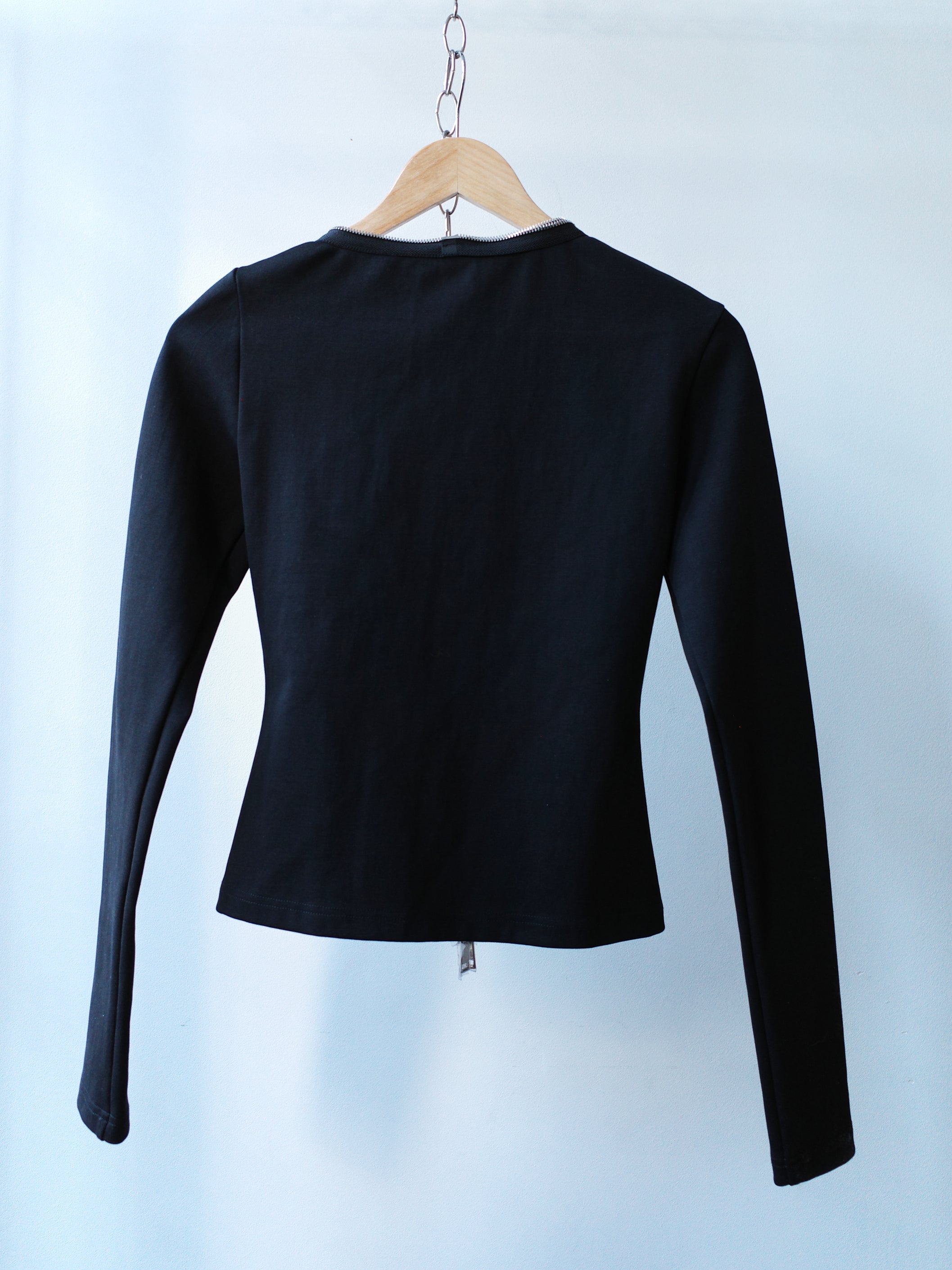 OVER RANGE Black Zippered Fitted Jacket