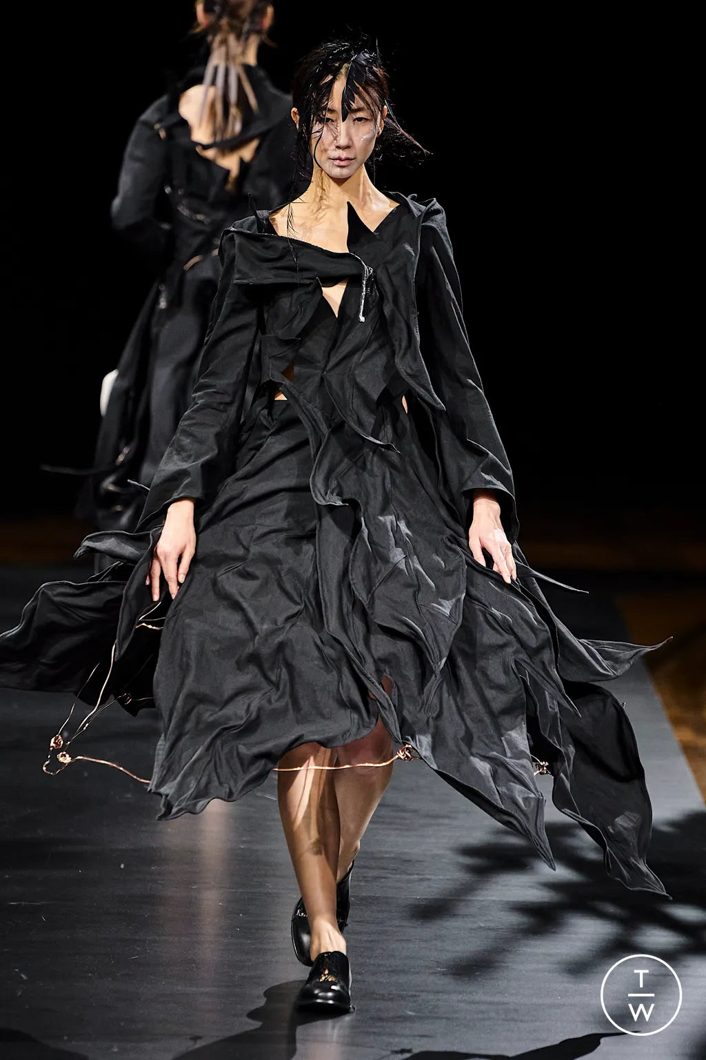 Yohji Yamamoto Origami Wire-Structured Shorts
