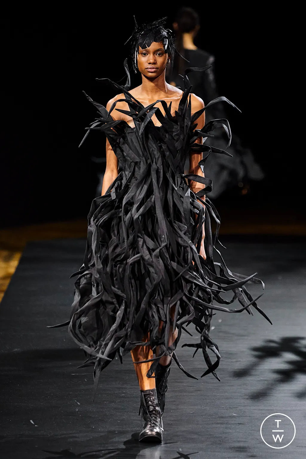 Yohji Yamamoto Origami Wire-Structured Shorts